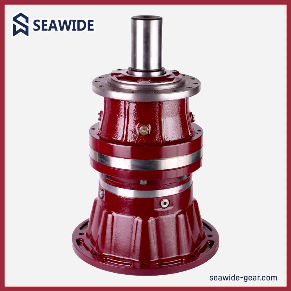 Components of planetary gear drive in Series M Straight Shaft Gearbox