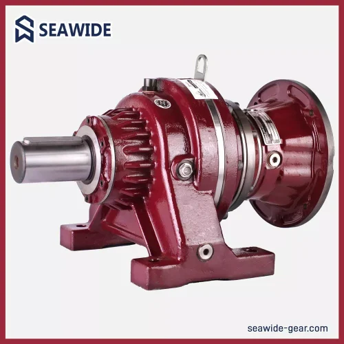 High-performance foot-mounted durable planetary gearbox for industrial applications with robust design