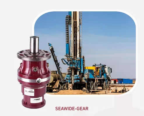 Industrial gearbox used in drill rigs