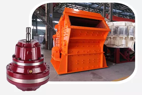 Planetary and helical gearboxes for crushers ensuring high torque, durability, and smooth operation in cement processing.