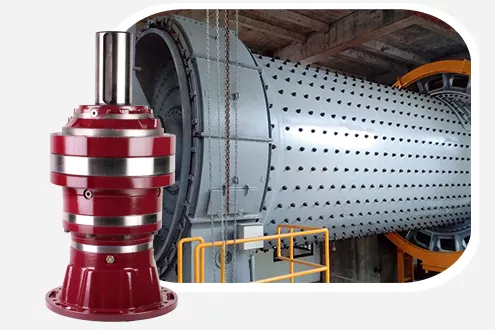 High-performance planetary and helical gearboxes for grinding mills, ensuring efficient torque transmission and reliable operation in cement processing.