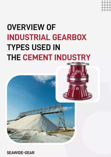 High-performance planetary gearboxes for cement industry applications, offering compact design, high torque, and efficient energy transfer.
