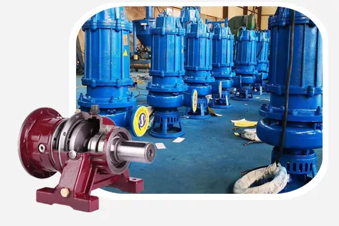 Industrial gearboxes for slurry and water pumps, delivering reliable torque and efficient fluid handling in cement plants.