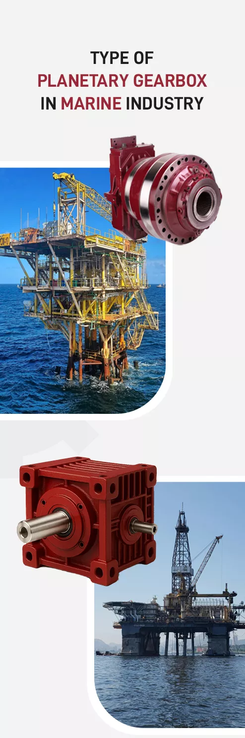 Planetary gearbox designed for marine propulsion systems