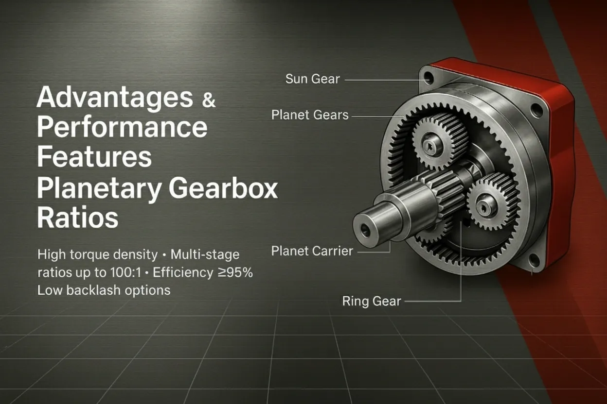 Advantages & Performance Features Planetary Gearbox Ratios