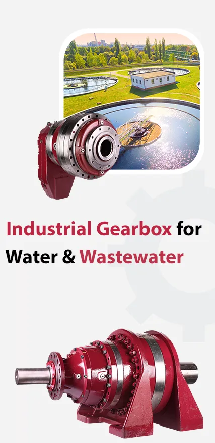 Industrial Gearbox for Water and Wastewater