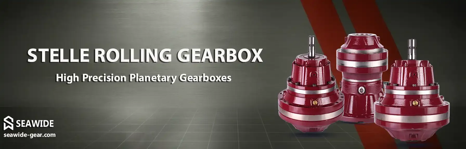 Steel rolling gearbox